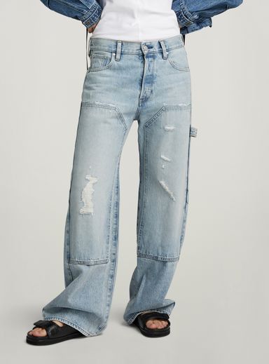 Bowey 3D Carpenter Loose Jeans